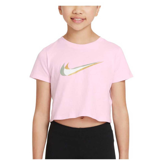 Nike Παιδική κοντομάνικη μπλούζα Crop Nike Παιδική κοντομάνικη μπλούζα Crop